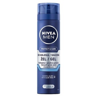Drogerie Laboo Nivea men protect & care nawilżający żel do golenia 200 ml oferta