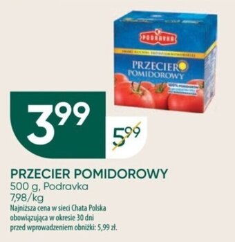 Chata Polska PRZECIER POMIDOROWY 500 g, Podravka oferta