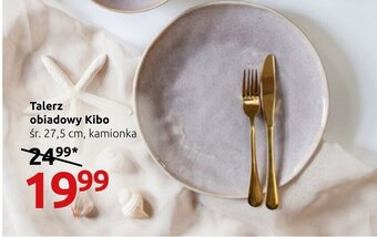 Talerz obiadowy Kibo śr. 27,5 cm, kamionka
