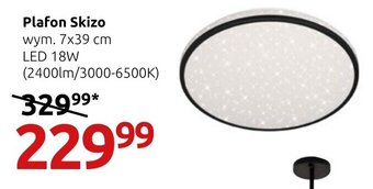 Black Red White Plafon Skizo wym. 7x39 cm LED oferta