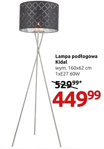 Black Red White Lampa podłogowa Kidal wym. 160x62 cm oferta