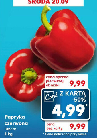 Kaufland Papryka czerwona 1 kg oferta
