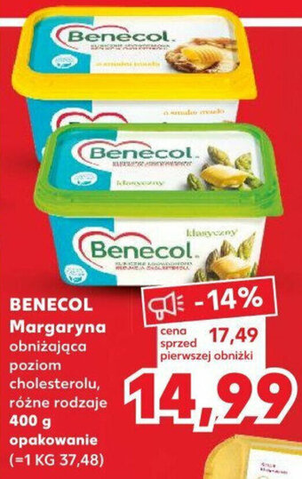 Kaufland BENECOL Margaryna 400g oferta