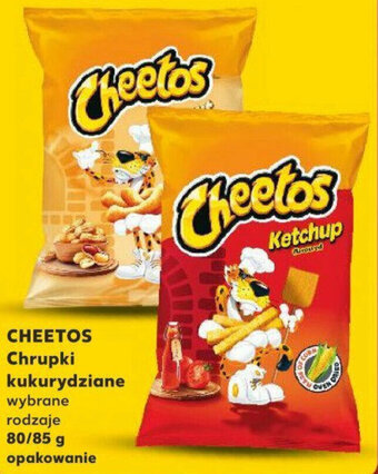 Kaufland CHEETOS Chrupki kukurydziane 80/85 g oferta