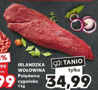 Kaufland IRLANDZKA WOŁOWINA Polędwica cygańska 1 kg oferta