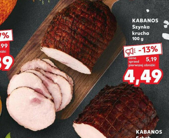 Kaufland KABANOS Szynka krucha 100g oferta