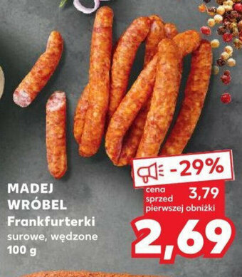 Kaufland MADEJ WRÓBEL Frankfurterki 100 g oferta