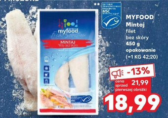 Kaufland MYFOOD Mintaj filet 450g oferta