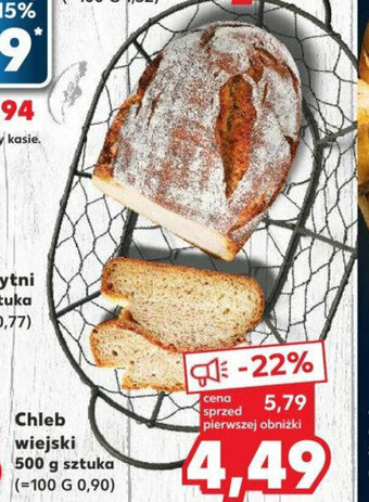 Kaufland Chleb wiejski 500 g oferta