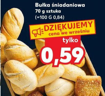 Kaufland Bułka śniadaniowa 70g oferta