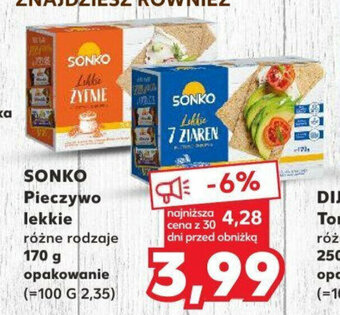 Kaufland SONKO Pieczywo lekkie 170 g oferta