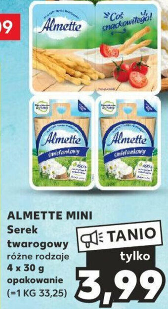 Kaufland ALMETTE MINI Serek twarogowy 4 x 30 g oferta