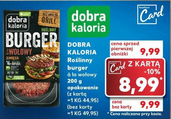 Kaufland DOBRA KALORIA Roślinny burger 200g oferta