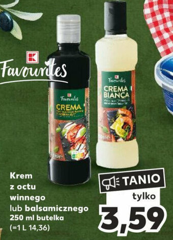 Kaufland Krem z octu winnego lub balsamicznego 250 ml oferta
