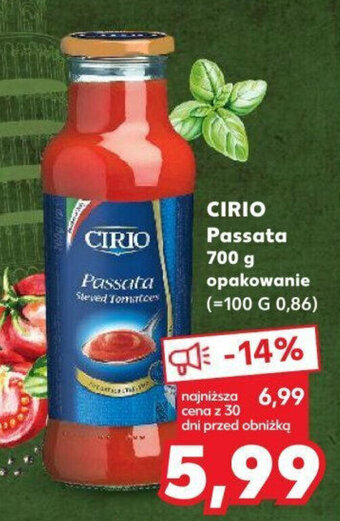 Kaufland CIRIO Passata 700 g oferta