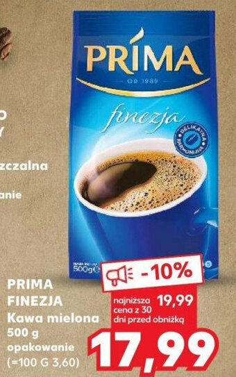 Kaufland PRIMA FINEZJA Kawa mielona 500 g oferta