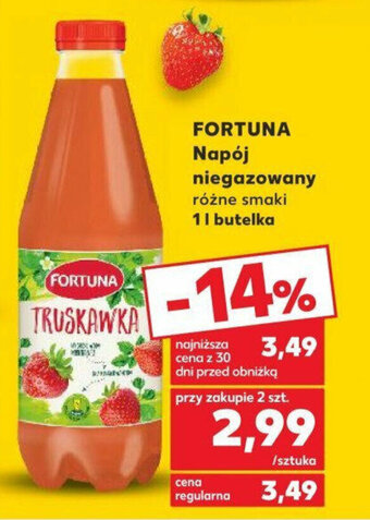 Kaufland FORTUNA Napój niegazowany 1 l oferta