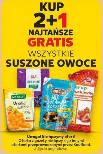 Kaufland WSZYSTKIE SUSZONE OWOCE oferta