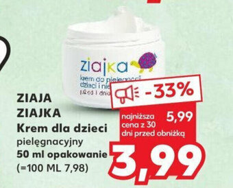 Kaufland ZIAJA ZIAJKA Krem dla dzieci 50 ml oferta