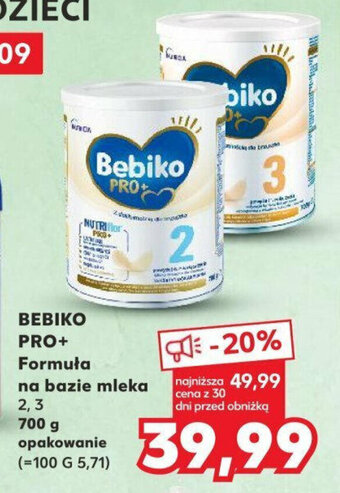 Kaufland BEBIKO PRO+ Formuła na bazie mleka 700 g oferta