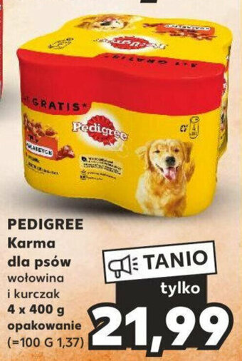 Kaufland PEDIGREE Karma dla psów 4 x 400 g oferta
