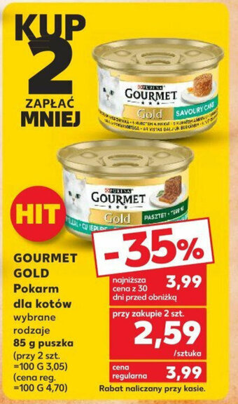 Kaufland GOURMET GOLD Pokarm dla kotów 85 g oferta