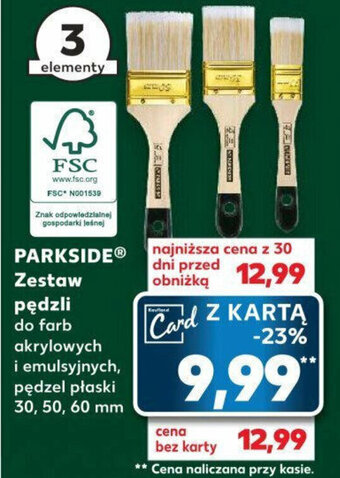 Kaufland PARKSIDE Zestaw pędzli oferta