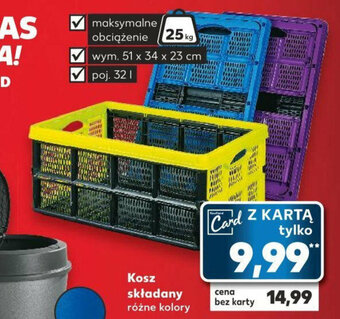 Kaufland Kosz składany oferta