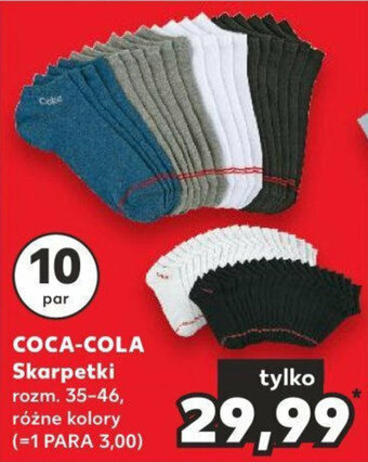 Kaufland COCA-COLA Skarpetki 10 par oferta