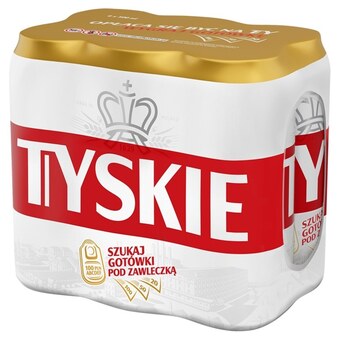 Polomarket Tyskie piwo jasne 6 x 0,5 l (3 l) oferta