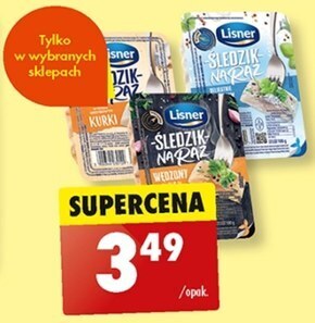 Biedronka Lisner śledzik na raz w sosie musztardowym 100 g oferta