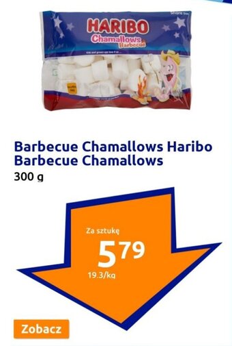 Action Barbecue Chamallows Haribo Barbecue Chamallows 300g oferta