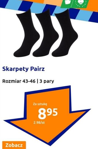 Action Skarpety Pairz 3 pary oferta