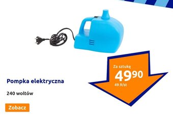 Action Pompka elektryczna oferta