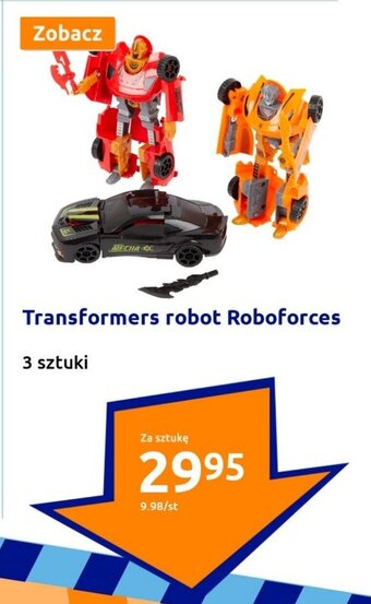 Transformers robot Roboforces 3szt.