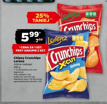 Netto Chipsy crunchips lorenz oferta