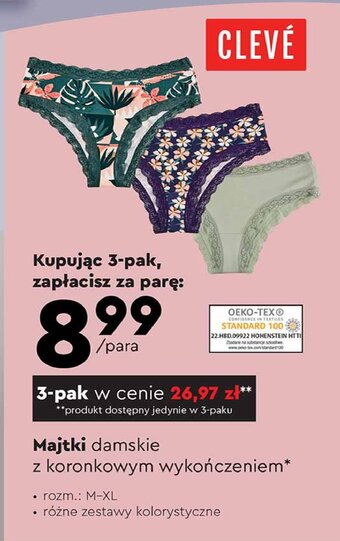 Biedronka Majtki damskie m-xl oferta