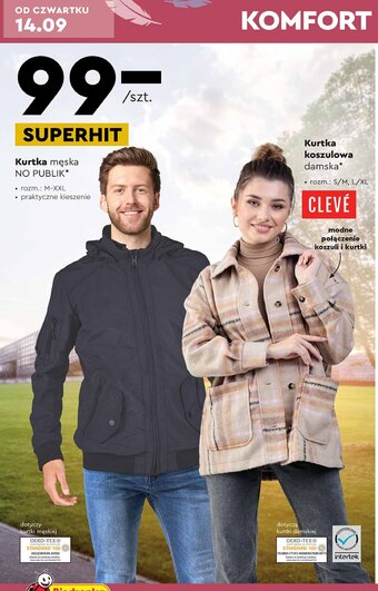Biedronka Kurtka z kapturem męska m-xxl oferta