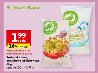 Auchan Prażynki ziemniaczane paprykowe oferta