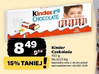 Netto Kinder Czekolada 150 g oferta