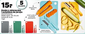 Netto Deska z obieraczką i nożykiem do jarzyn oferta