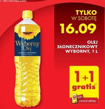Biedronka OLEJ SŁONECZNIKOWY WYBORNY, 1 L oferta