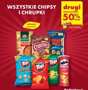Biedronka WSZYSTKIE CHIPSY I CHRUPKI oferta