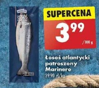 Biedronka Łosoś atlantycki patroszony Marinero 100 g oferta
