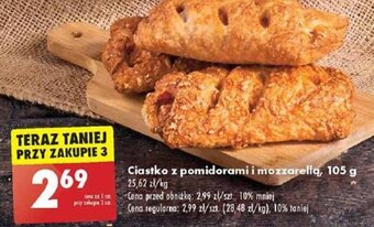 Biedronka Ciastko z pomidorami i mozzarellą, 105 g oferta