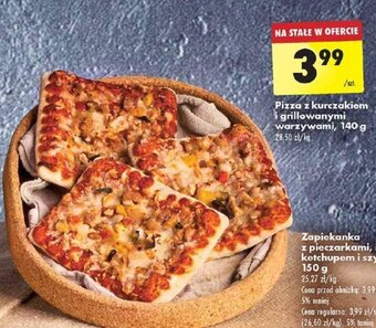 Biedronka Pizza z kurczakiem i grillowanymi warzywami, 140 g oferta