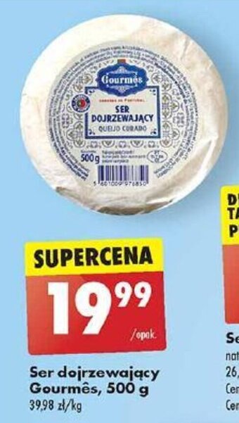 Biedronka Ser dojrzewający Gourmês, 500 g oferta