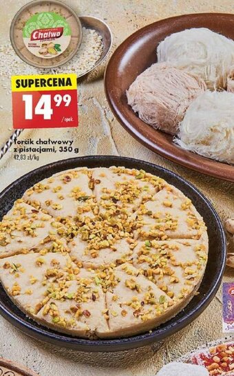 Torcik chałwowy z-pistacjami, 350 g
