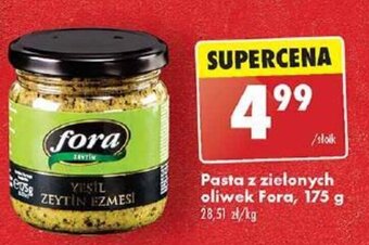 Biedronka Pasta z zielonych oliwek Fora, 175 g oferta