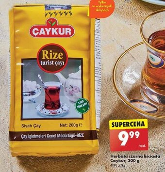 Biedronka Herbata czarna liściasta Caykur, 200 g oferta